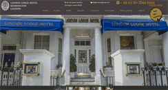 Desktop Screenshot of londonlodgehotel.com